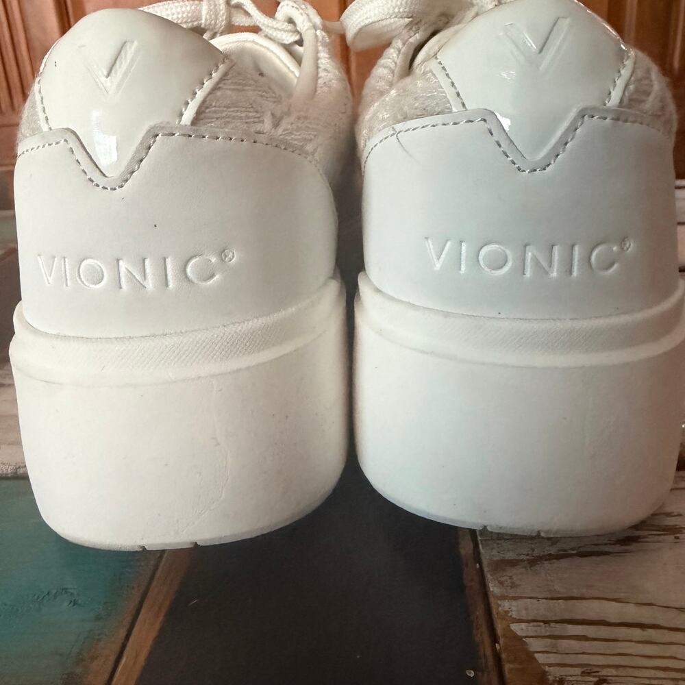 Vionic LACE upper KEARNY sneaker shoes Women's size 7.5 lace leather - Picture 7 of 16